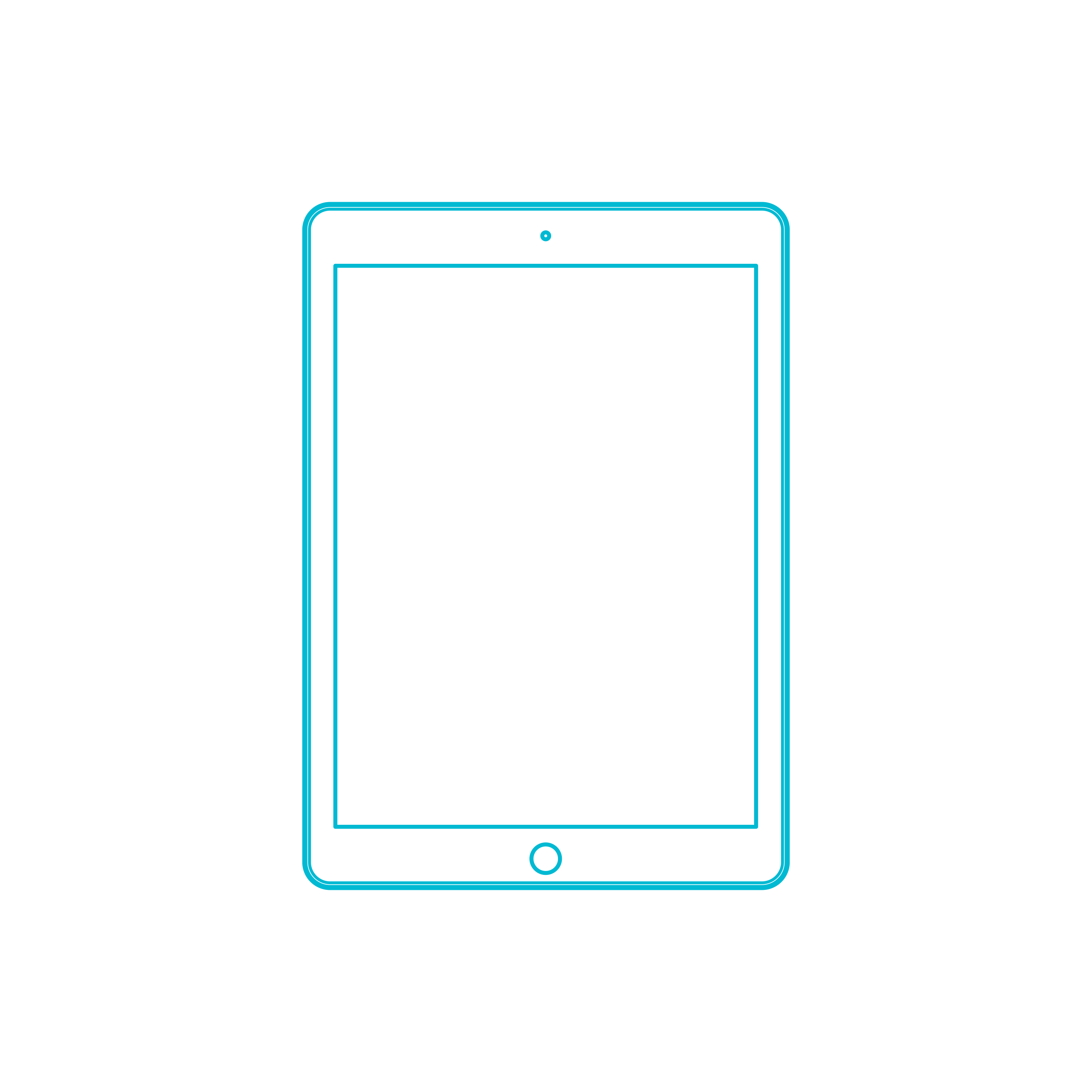 Guide Digital Apple Ipad 6Th Gen Outline Svg Vector Free Vectors